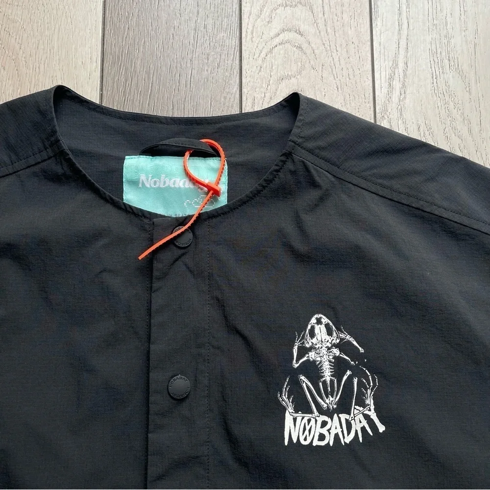 Nobaday Button Down Long Sleeve Skelton Shirt